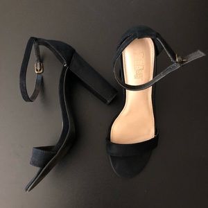 Brash Black Suede Houston Sandal